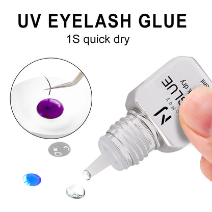 JOMAY UV Eyelash Glue 4 Colors – Fast-Dry, Strong, Long-Lasting & Waterproof Adhesive