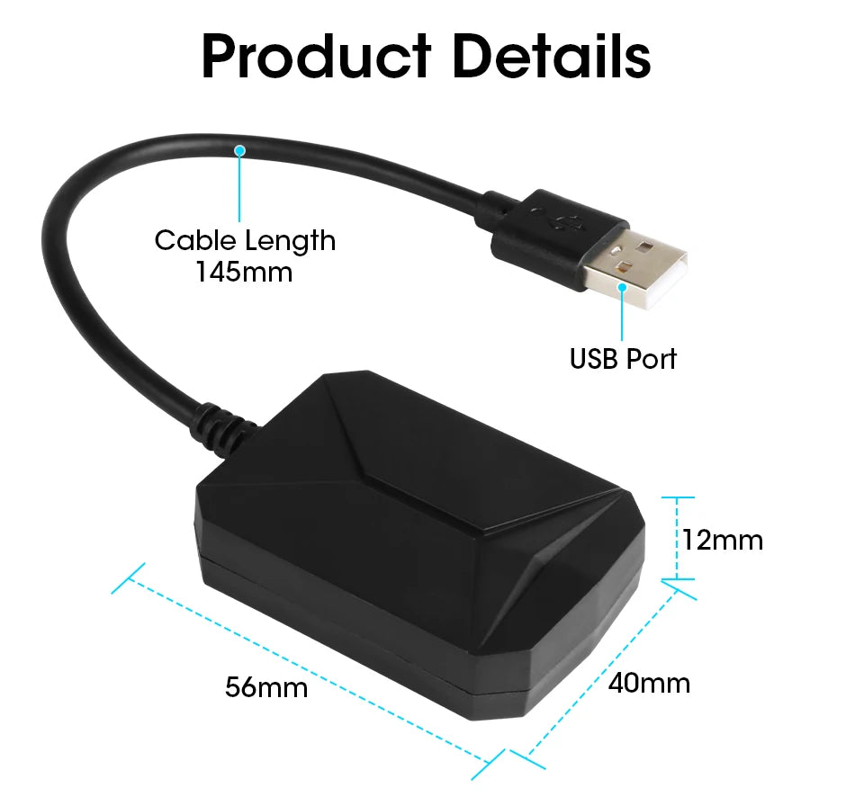 JMCQ USB Android TPMS Tire Pressure Monitoring System – 5 Internal/External Sensors with Display & Alarm for Car Navigation Radio