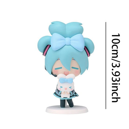 20cm Hatsune Miku x Cinnamoroll Anime Figure – Kawaii PVC Action Doll Toy Gift for Adults