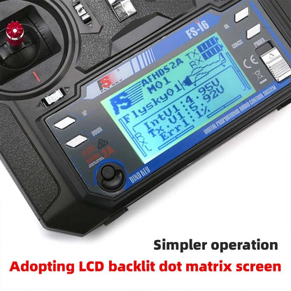 Flysky FS-i6 2.4G 6CH RC Transmitter — Compatible with FS-iA6 / FS-iA6B Receiver for Quadcopter DIY Drones