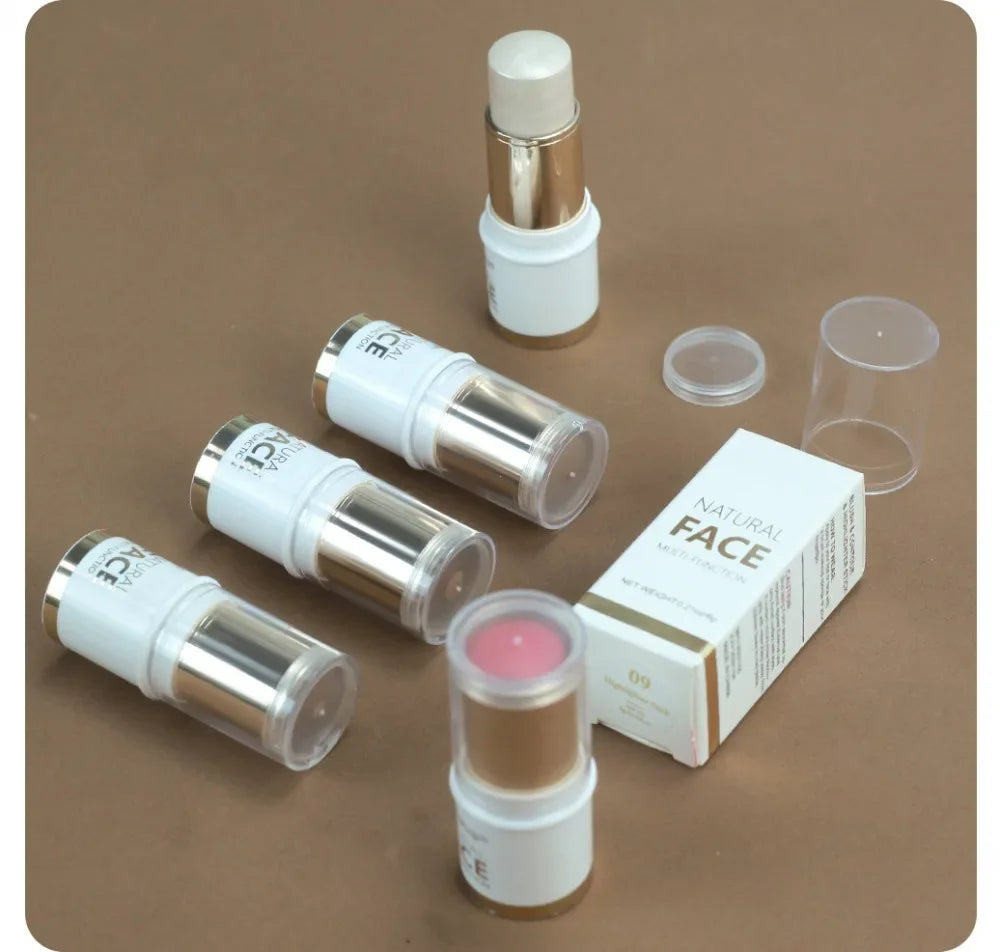 Highlighter Stick – Brightening Skin Tone, Contouring, Natural Stereo Concealer & Multi-Purpose Blush Stick