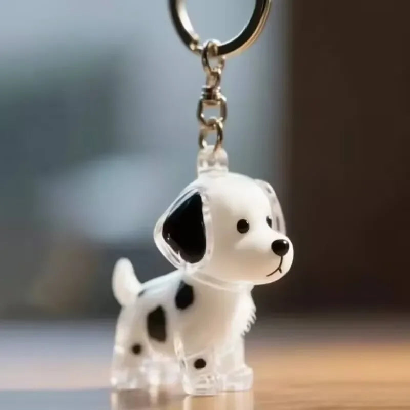 Dog Hair Storage Pendant Keychain – Cute Bag and Car Accessory, Jewelry Souvenir Gift for Dog Lovers