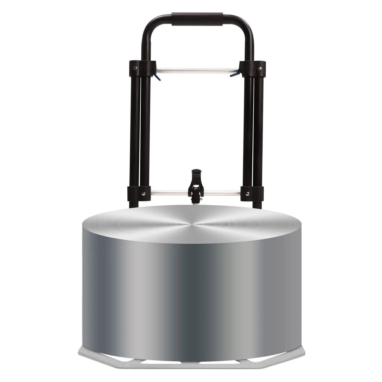 Folding Hand Truck & Dolly — Adjustable Height Aluminum Portable Cart with Anti-Slip Wheels, 264lb Capacity