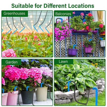 Solar Garden Drip Irrigation System — Automatic Balcony Watering DIY with Drip Hose