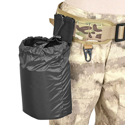 Tactical Dump Pouch – Foldable MOLLE Cummerbund Magazine Pouch, Mil-Grade Elastic Ultra-Light Roll-Up Drop Soft MAG Pouches