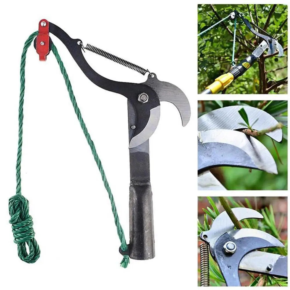 High-Branch Telescopic Scissors & Fruit Picker — Labor-Saving Gardening Tool for Pruning, Cutting, and Harvesting