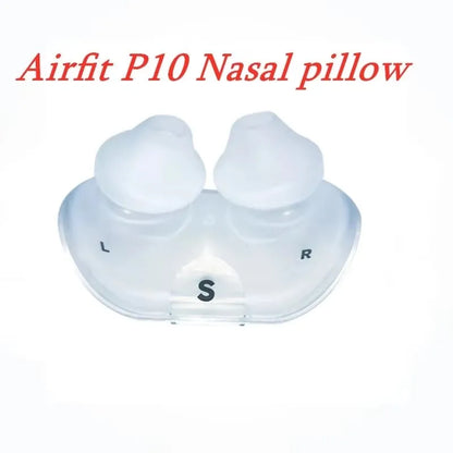 Silica Cushion for ResMed AirFit P10 Nasal Pillows Mask – S/M/L Anti-Snore Sleep Apnea Accessory