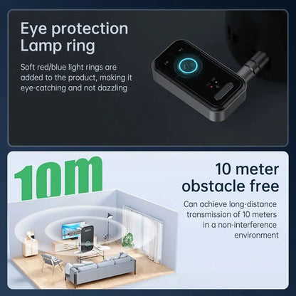 Bluetooth 5.3 Audio Adapter – Wireless Transmitter & Receiver for Car, Music, Headphones, Speakers, 3.5mm AUX