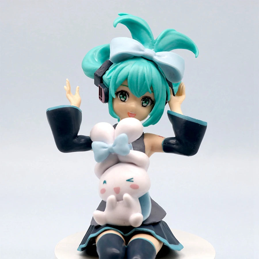 20cm Hatsune Miku x Cinnamoroll Anime Figure – Kawaii PVC Action Doll Toy Gift for Adults