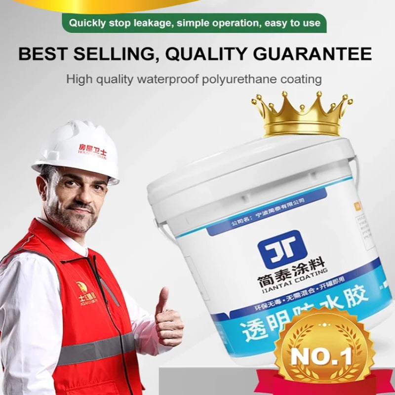 Waterborne Polyurethane Roof Waterproofing – Water-Based Leak Trapper for Roof Protection