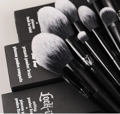 Kat Von D Makeup Brush Set – KVD Foundation, Blush, Highlight, Concealer, Powder & Eyeshadow Brushes Kit