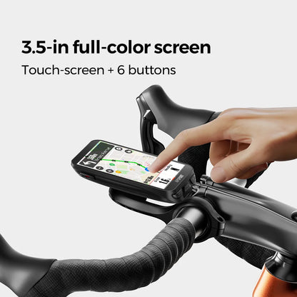 iGPSPORT iGS800 Touchscreen Bike Computer - Professional GPS, Map Navigation, WiFi, ANT+, 50H Battery Life