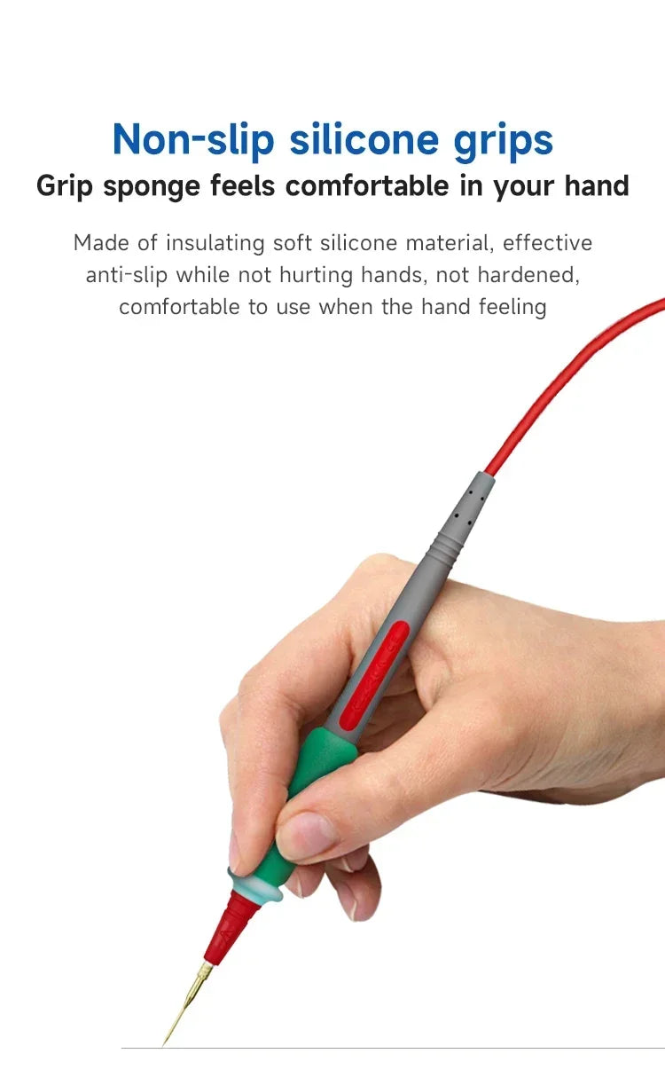 XZZ XINZHIZAO P2 Extra Sharp Multimeter Probe – 1000V 20A Super Conduc ...