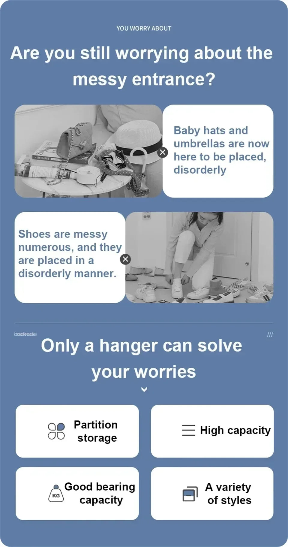 Multi-Layer Shoe and Hat Rack - Multifunctional Floor Standing Storage for Shoes, Sneakers, and Coats, Dormitory Organizer Cabinet