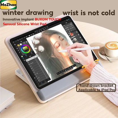 MoZhao iPad Painting Stand: Wooden Desktop Tablet Hand-Painted Board - 12.9 Inch Learning Support Holder Computer Stands
