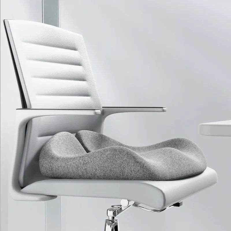 Orthopedic Memory Foam Coccyx Cushion – Tailbone & Sciatica Pain Relief for Office Chair & Car Seat, Non-Slip Comfort Design