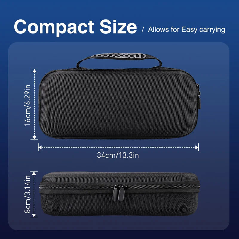 EVA Portable Shockproof Case for PS5 Portal — Protective Anti-Drop Storage Bag for Sony PlayStation Handheld Game Console