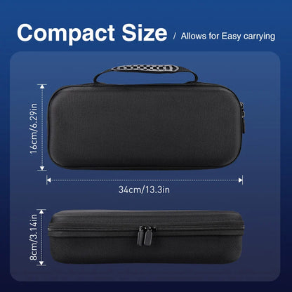 EVA Portable Shockproof Case for PS5 Portal — Protective Anti-Drop Storage Bag for Sony PlayStation Handheld Game Console