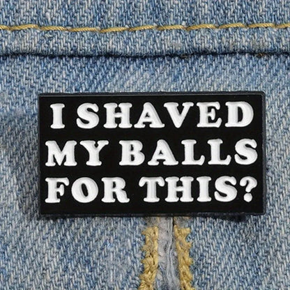 "I Survived Another Meeting" Enamel Pin – Funny English Letter Badge Lapel Pin