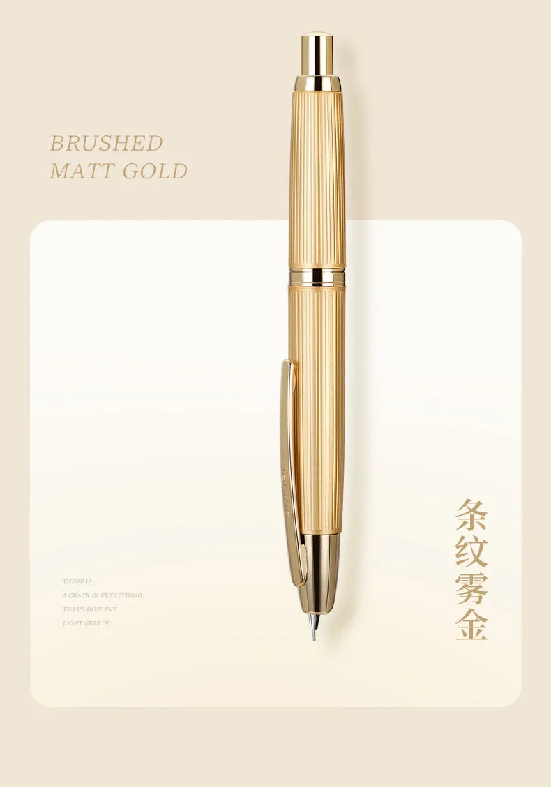 JINHAO 10 Metal Pearl Blue Fountain Pen – EF/F Nib, Pattern Design | Ink Pens for School, Office & Gifts