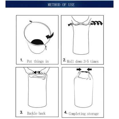 5PCS Waterproof Dry Bag Set – 1.5L to 8L Floating Packs for Swimming, Kayaking, Rafting & Outdoor Boating