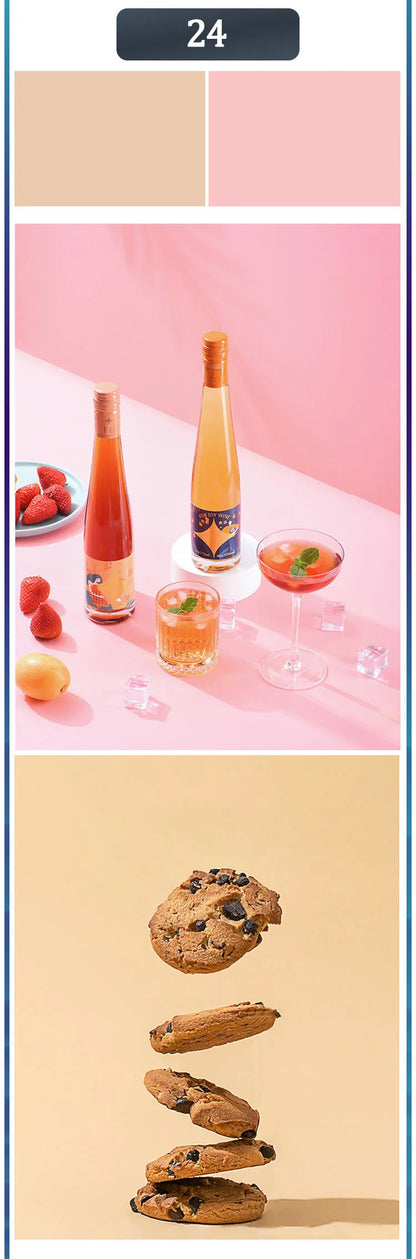 Photography Backdrops 57x87cm – Double-Sided Solid Color Photo Background for Studio, Newborn & Product Photography