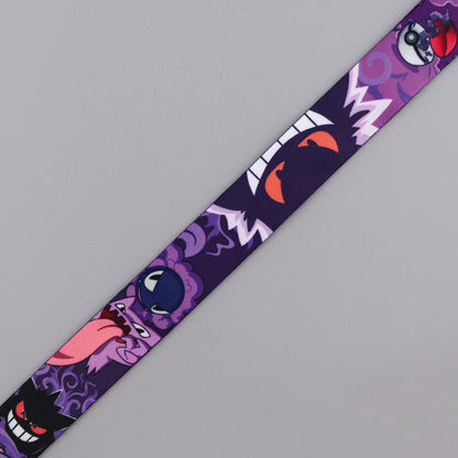 Cute Anime Lanyard – Keychain, ID Card, Passport, USB, Badge Holder & Neck Strap for Students, Cellphone Accessories