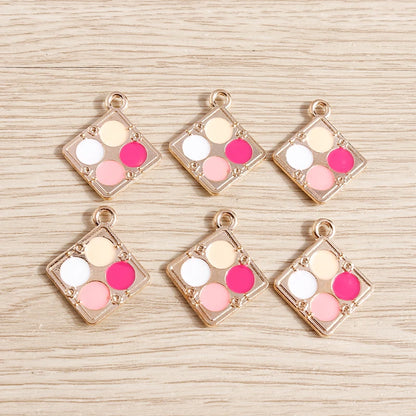 10PCS Cute Enamel Lips & Lipstick Charms – Pendants for Jewelry Making, Earrings, Necklaces & Bracelets DIY Crafts