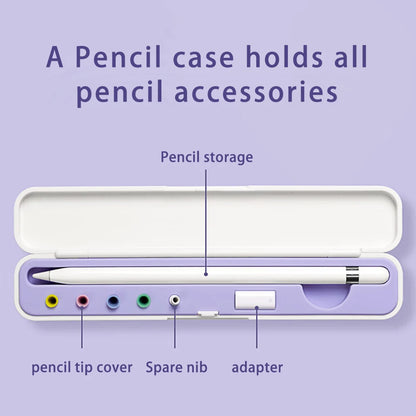 Portable Holder Box for Apple Pencil 1 & 2 | Nib Case iPencil Accessories | Stylus iPad Pencil Protection Case