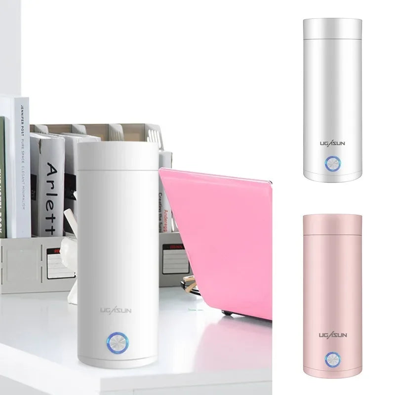 400ml Portable Electric Kettle — 220V Travel Tea, Coffee, Milk Boiler with Keep Warm Function for Kitchen