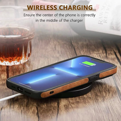 Ultra Thin Leather Phone Case: Shockproof Slim Cover for iPhone 14/13/12/11 Pro Max XS XR X SE 7/8 Plus - Soft Business Back Bumper