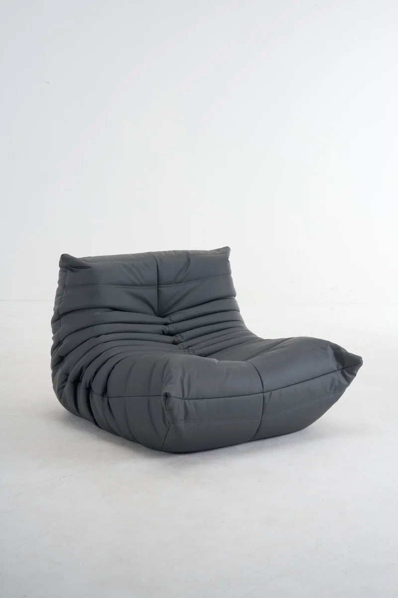 Caterpillar Togo Single Sofa – Tatami-Style Leisure Chair for Living Room or Bedroom, Reading & Relaxing Seat