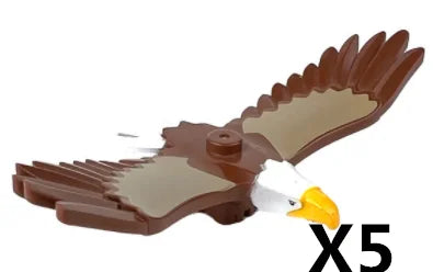 MOC Animal Scene Building Blocks – Zoo & Wildlife DIY Toy Bricks with Ducks, Cats, Dogs, Penguins, Eagles, Wolves, Bears, Deer, Sharks, Snakes, Mice, Sheep (K055)