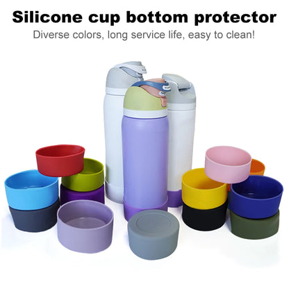 Silicone Water Bottle Boot – Anti-Slip Bottom Protector for Owala 32oz Flask Water Bottle