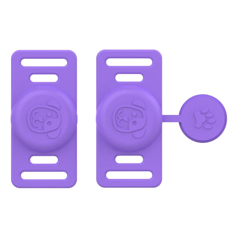 Airtag Dog Collar Holder – Silicone Protective Case for Apple AirTag, Full Body Cover Fits All Collar Sizes