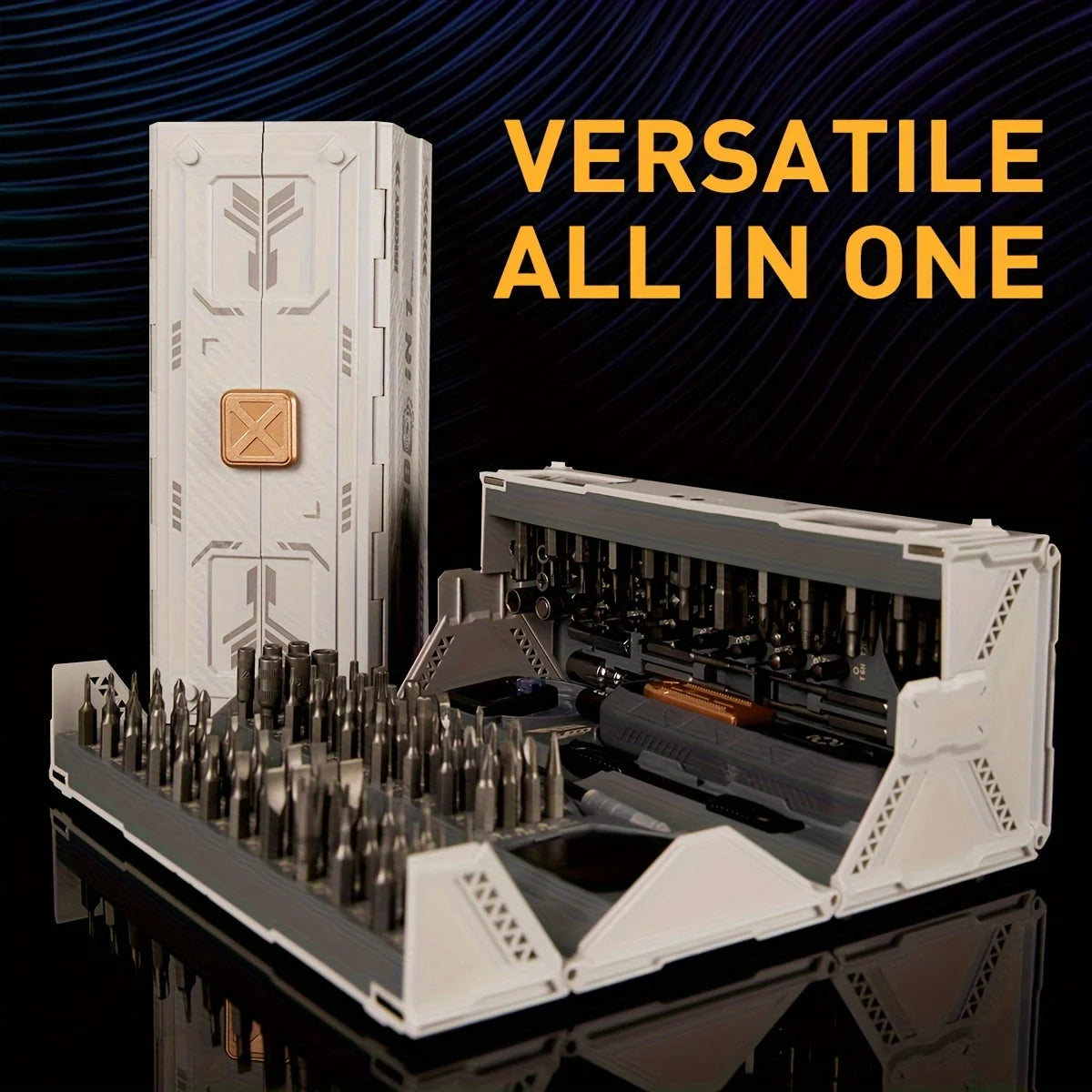 180-in-1 Precision Screwdriver Set – Magnetic Bits, Professional Repair Tool Kit for iPhone, Watch, Glasses & More with Storage Box