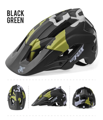 BATFOX Ultralight Bike Helmet – Molded Mountain & Road Helmet for Men, DH AM Cycling Equipment, Casco Ciclismo Bicicleta