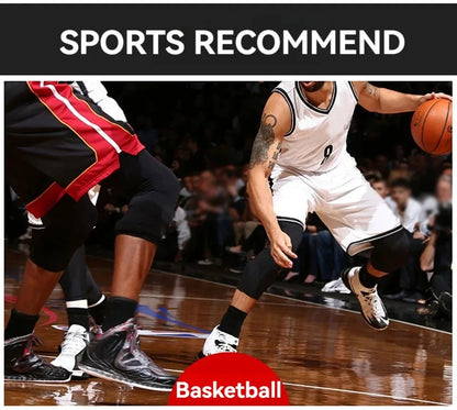 Basketball Knee Pads – Unisex Elastic Compression Leg Sleeves for Running, Cycling & Outdoor Sports