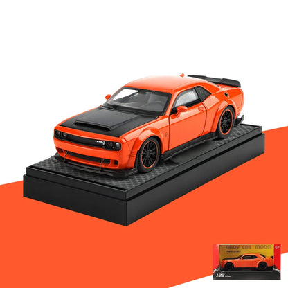 1:32 Dodge Challenger SRT Hellcat Redeye Diecast Model – V8 Alloy Metal American Muscle Sports Car Collectible