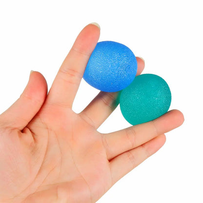 Silicone Hand Grip Strength Trainer — Wrist & Finger Resistance Ball for Adults & Kids, Rehab Therapy & Stress Relief