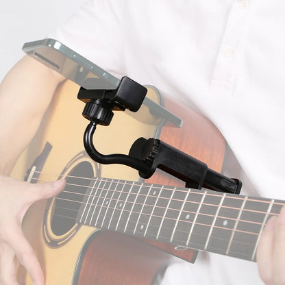 Adjustable Guitar Phone Holder – Hands-Free Multi-Purpose Stand for Smartphones & Microphones