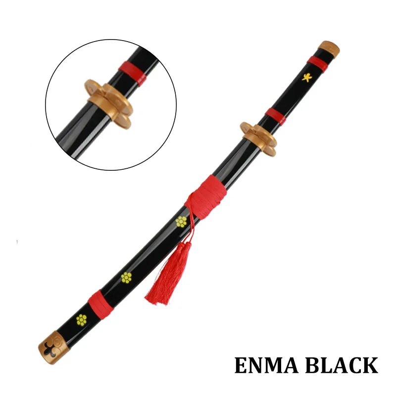 3-Piece Roronoa Zoro Katana Set – Anime Cosplay Toy Swords with Belt & Sword Holder