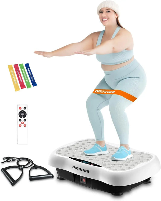 Vibration Plate Exercise Machine — Whole Body Fitness Platform for Lymphatic Drainage & Workout