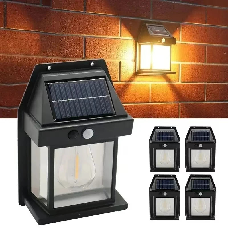Powerful Outdoor Solar Lamp - Waterproof Solar-Powered Streetlight LED Lighting for Garden and External Decoration