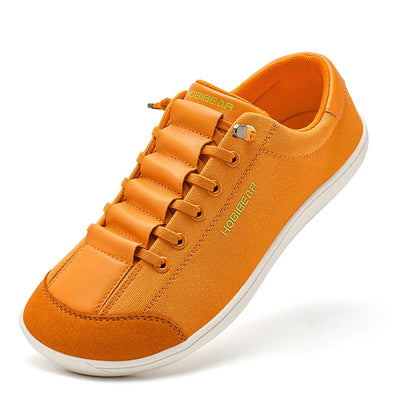 HOBIBEAR Unisex Barefoot Shoes – Zero Drop Wide Toe Casual Canvas Minimalist Walking Sneakers