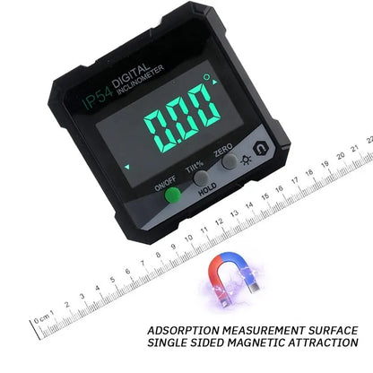 Digital Display Inclination Box: Precision Measurement with Backlight, Magnetic Suction - Protractor Inclinometer Angle Meter (1PC)