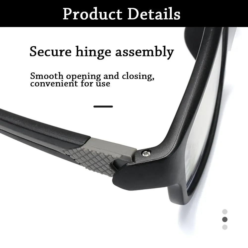 Sports Reading Glasses - Anti-Blue Light TR90 Frame Eyewear for Men & Women (+100 to +400)