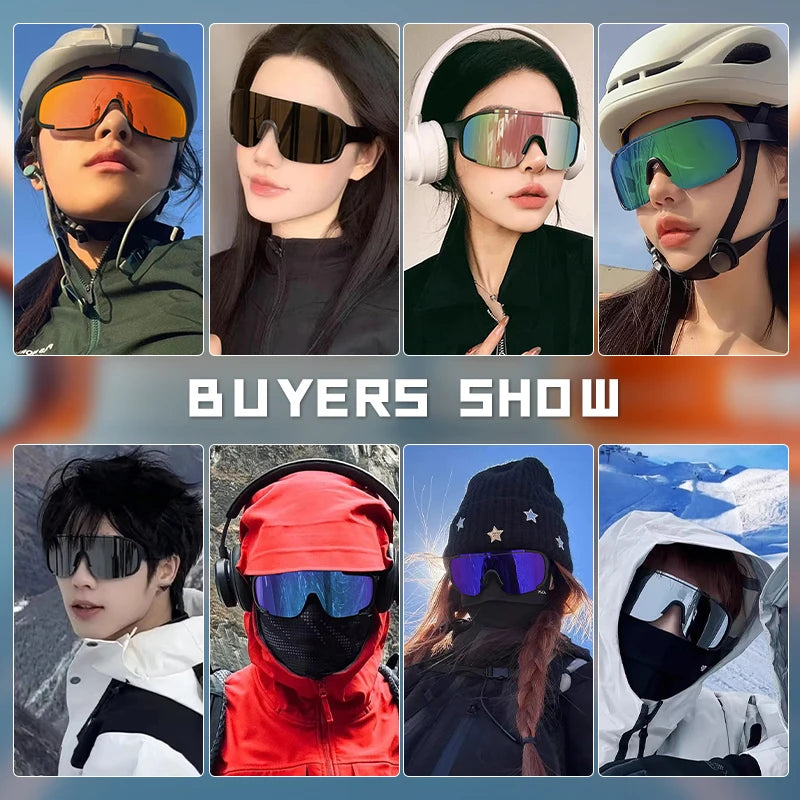 CRIXALIS Oversized Trend Sunglasses – UV Protection Sport & Travel Shades for Men and Women