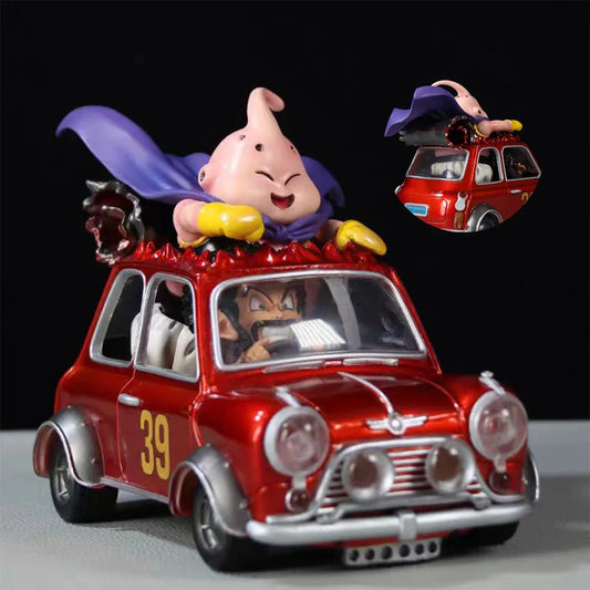 12cm Dragon Ball Z Fat Buu Figure – Majin Buu PVC Collectible Toy, Mr. Satan Car Statue, Anime Model Gift