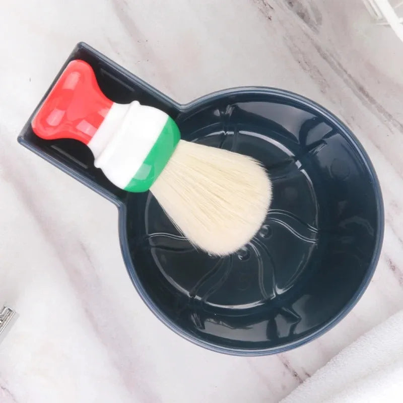 Yaqi High-Quality Dark Blue Plastic Shaving Bowl – For Men’s Shaving Brush